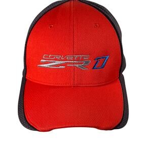 C7 Corvette ZR1 Carbon Fiber Sebring Orange Baseball Cap Trucker Adj Backstrap